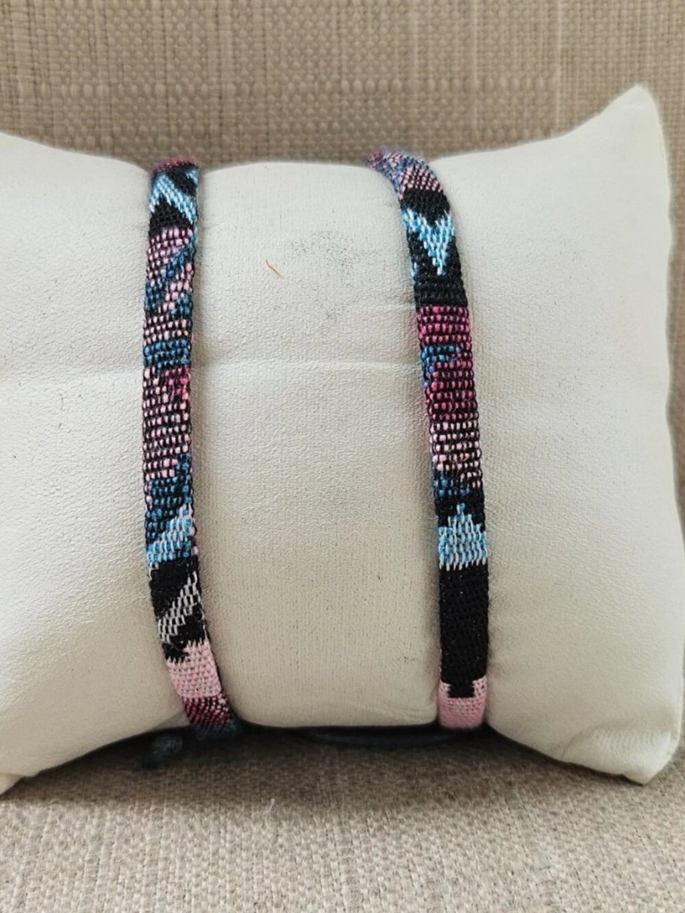 Canvas Bracelet Multiple Color Gray Wrist Band Unisex Wristband Size Adjsutable